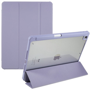 Θήκη για iPad 10.2 2021 / 2020 / 2019, Smartcase Hybrid, με χώρο για γραφίδα, μωβ