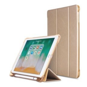 Θήκη για iPad 9.7 2018 / 2017/ Air / Air 2, Smartcase με χώρο για γραφίδα, χρυσή