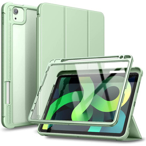 Θήκη για iPad Air 4 10.9 2020 / iPad Pro 11 2020 / 2018, Suritch Full Body, διαφανής / πράσινη