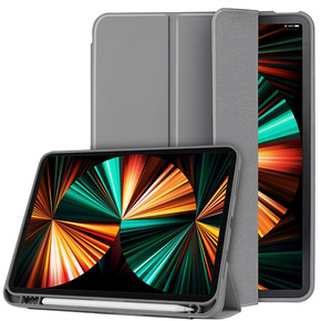 Θήκη για iPad Pro 11 2021/2022, Smartcase με χώρο για γραφίδα, γκρι