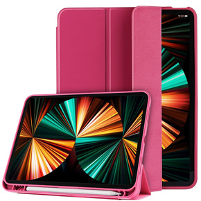 Θήκη για iPad Pro 11 2021/2022, Smartcase με χώρο για γραφίδα, ροζ
