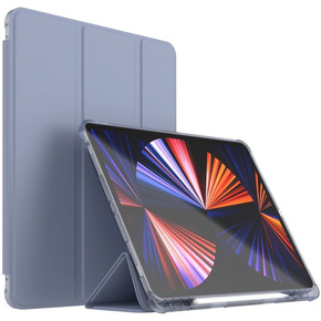 Θήκη για iPad pro 12.9 2020/2021/2022, Smartcase με χώρο για γραφίδα, μπλε