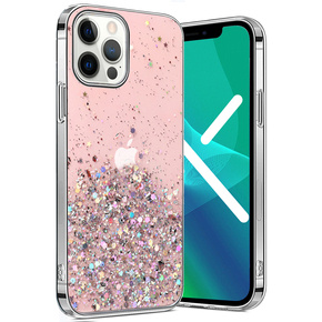 Θήκη για iPhone 13 Pro, Glittery, ροζ