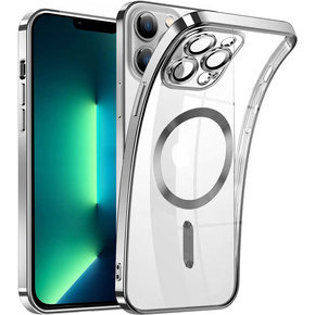 Θήκη για iPhone 13 Pro, MagSafe Hybrid, ασημένια