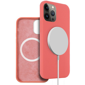 Θήκη για iPhone 13 Pro Max, Silicone MagSafe, ροζ