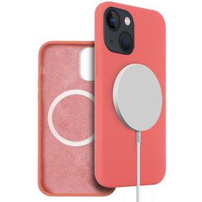 Θήκη για iPhone 13, Silicone MagSafe, ροζ