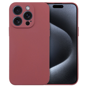 Θήκη για iPhone 15 Pro, ERBORD Smooth, κόκκινη