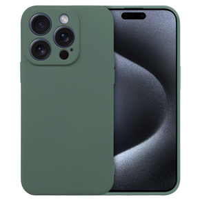 Θήκη για iPhone 15 Pro, ERBORD Smooth, πράσινη