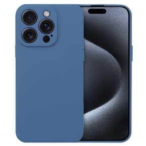 Θήκη για iPhone 15 Pro, ERBORD Smooth, σκούρο μπλε