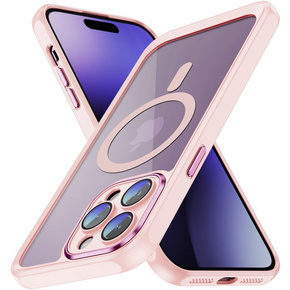 Θήκη για iPhone 15 Pro Max, ERBORD Impact Guard, MagSafe, ροζ