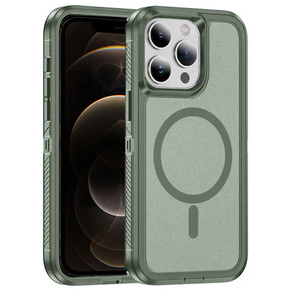 Θήκη με πλαίσιο για iPhone 12/12 Pro, για MagSafe, πράσινη