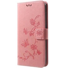 Θήκη με πτερύγιο για Huawei Mate 10 Lite, Butterfly, ροζ