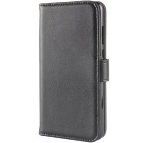 Θήκη με πτερύγιο για Huawei P20 Pro, Split Leather Wallet, μαύρη