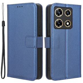 Θήκη με πτερύγιο για Infinix Note 30 Pro 4G, Wallet Smart Magnet, μπλε