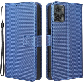 Θήκη με πτερύγιο για Motorola Moto E22 / E22i, Wallet Smart Magnet, σκούρο μπλε