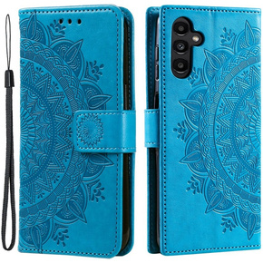 Θήκη με πτερύγιο για Samsung Galaxy A05s 4G, Mandala, μπλε