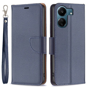 Θήκη με πτερύγιο για Samsung Galaxy A05s, Wallet Litchi Leather, μπλε