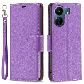 Θήκη με πτερύγιο για Samsung Galaxy A05s, Wallet Litchi Leather, μπλε