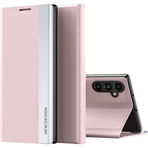 Θήκη με πτερύγιο για Samsung Galaxy A14 4G/5G, Side Magnetic, ροζ