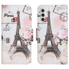 Θήκη με πτερύγιο για Samsung Galaxy M15 5G, Wallet, Eiffel Tower