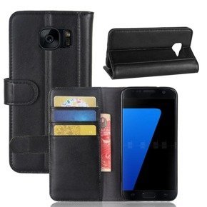 Θήκη με πτερύγιο για Samsung Galaxy S7, Wallet, μαύρη