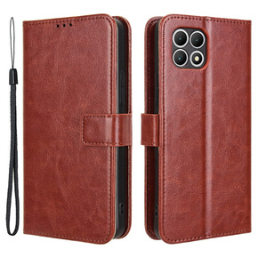 Θήκη με πτερύγιο για T Phone 2 5G, Crazy Horse Wallet, καφέ