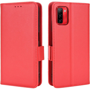 Θήκη με πτερύγιο για Ulefone Note 12P, Wallet Litchi Magnet, κόκκινη