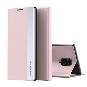 Θήκη με πτερύγιο για Xiaomi Redmi Note 9S/9 Pro/9 Pro Max, Side Magnetic, ροζ rose gold