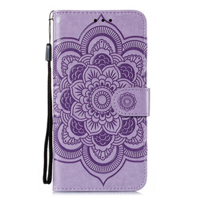 Θήκη με πτερύγιο για Xiaomi Redmi Note 9s/ 9 Pro, Mandala Flower, μωβ