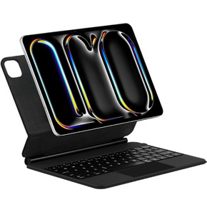 Θήκη πληκτρολογίου για iPad Pro 11" 2024, Magnetic Keyboard Touchpad, μαύρη