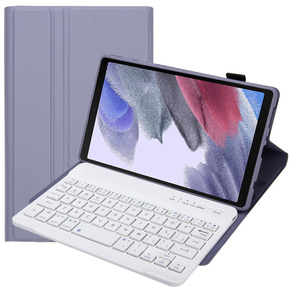 Θήκη + πληκτρολόγιο Samsung Galaxy Tab A7 Lite 8.7 T220 / 225, μωβ