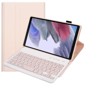 Θήκη + πληκτρολόγιο Samsung Galaxy Tab A7 Lite 8.7 T220 / 225, ροζ rose gold