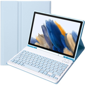 Θήκη + πληκτρολόγιο Samsung Galaxy Tab A8 10.5 X200 / X205, μπλε