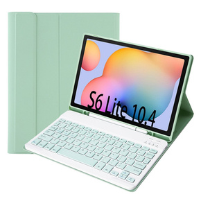 Θήκη + πληκτρολόγιο Samsung Galaxy Tab S6 Lite 10.4, Pen Slot, πράσινη