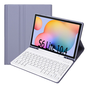 Θήκη + πληκτρολόγιο Samsung Galaxy Tab S6 Lite P610/P615 / S6 Lite 2022 10.4, Pen Slot, μωβ