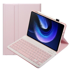 Θήκη + πληκτρολόγιο Xiaomi Pad 6/6 Pro, ροζ rose gold