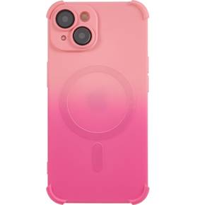 Θήκη σιλικόνης για iPhone 13, διαβαθμισμένη μαγνητική, για MagSafe, ροζ