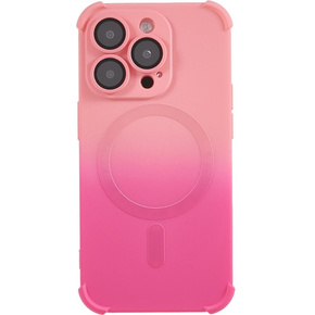 Θήκη σιλικόνης για iPhone 13 Pro, διαβαθμισμένη μαγνητική, για MagSafe, ροζ