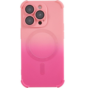 Θήκη σιλικόνης για iPhone 13 Pro Max, διαβαθμισμένη μαγνητική, για MagSafe, ροζ