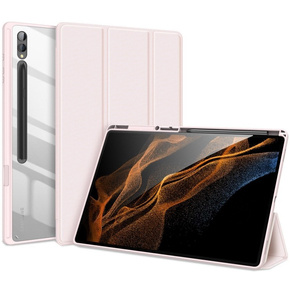Θήκη Dux Ducis για Samsung Galaxy Tab S9 Ultra με υποδοχή γραφίδας, ανοιχτή ροζ