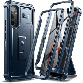 Θωρακισμένη θήκη για Samsung Galaxy A34 5G, Dexnor Full Body (Two Frames), μπλε