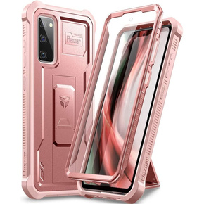 Θωρακισμένη θήκη για Samsung Galaxy S20 FE, Dexnor Full Body, ροζ rose gold