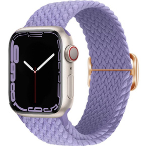 Λουράκι νάιλον για Apple Watch 1/2/3/4/5/6/7/8/SE/ULTRA 42/44/45/49mm, μοβ