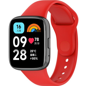 Λουράκι σιλικόνης για Xiaomi Redmi Watch 3 Active, κόκκινη