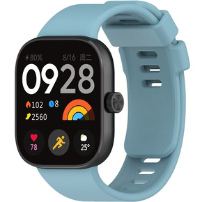 Λουράκι σιλικόνης με θήκη για Xiaomi Redmi Watch 3, μπλε