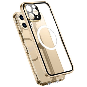 Μαγνητική θήκη Dual Glass MagSafe για iPhone 13 Pro, χρυσή