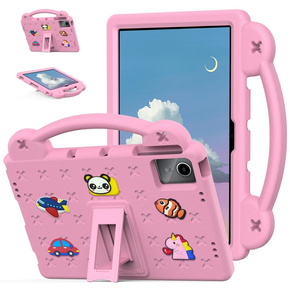 Παιδική θήκη για Lenovo Tab M11, παιδική θήκη με λαβή, ροζ