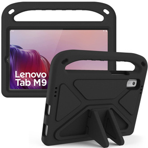 Παιδική θήκη για Lenovo Tab M9, παιδική θήκη με λαβή, Μαύρο