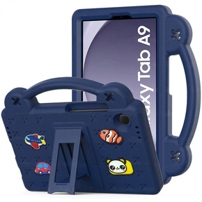 Παιδική θήκη για Samsung Galaxy Tab A9, με βάση, Ναυτικό μπλε