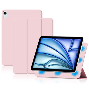 θήκη για το Apple iPad Air 11" 6 gen. 2024 (A2902, Magnetic smartcase, ροζ